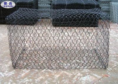 Κίνα 80X100 κλουβιά τοίχων Gabion επιστρώματος PVC, διατηρώντας τοίχοι καλαθιών πλέγματος καλωδίων προς πώληση