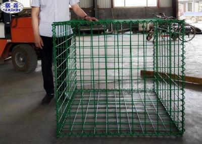 China Galfan Finishing Welded Gabion Box / Pvc Coated Gabion Box Customized Size for sale