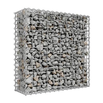 China 4.0mm Wire Galfan Welded Gabion Box , Retaining Wall Gabion Basket for sale