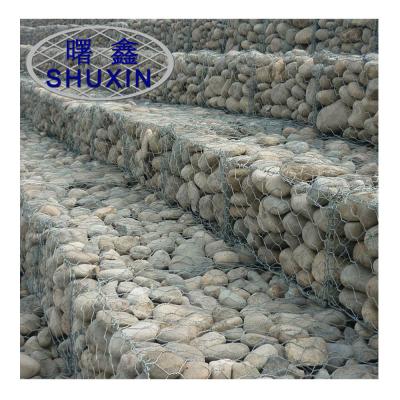 Κίνα River Bank Protection Twisted Wire Gabion Baskets 1m X 1m X 1m Galvanized προς πώληση