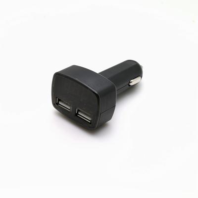 China ABS Car Voltage Meter Current Porta Dual USB Car Mobile Charger With High Quality LED for sale