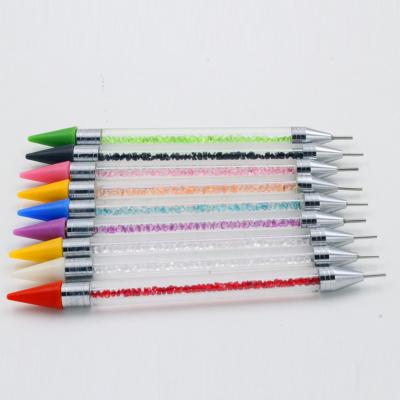 China Wholesale High Quality Nail Art Tool Colorful Nail Dotting Drill Pen for sale