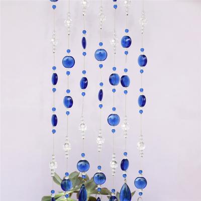 China cheap europe crystal glass beaded curtains for wedding home decoration for sale