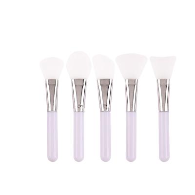 China Wholesale Custom Hot Selling Logo Smudge Brush Mini Beauty Makeup Mask Brush Spa Tuner Mud Silicon Smudge Brush For Masks for sale