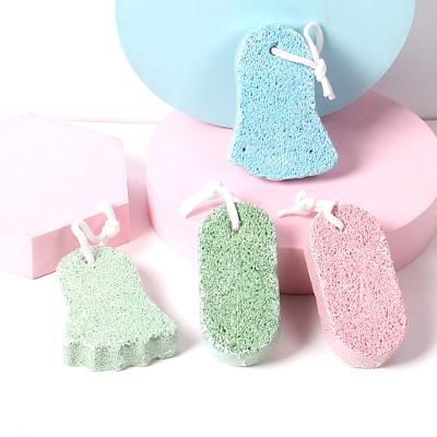 China Hot Soft Touch Leichi Factory Wholesale Custom Body Sponge Grinding Stone Skin Removal Tool Cleaning Dead Sponge Wholesale Double Sided for sale