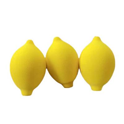 China Beauty Trends New Style Logo Soft Touch OEM Lemon Makeup Egg Dry And Wet Dual Use Sponge Custom Wholesale Makeup Sponges for sale