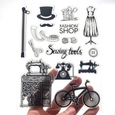 China High Quality Transparent Custom Sheet Rubber Stamp Decoration Craft Clear Stamps Scrapbooking for sale