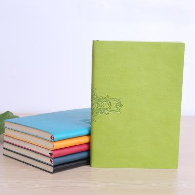 China Professional PU Paper Printing Hardcover Book Office Material Multicolor Notepad Business Custom Notebook Composition Notebook for sale