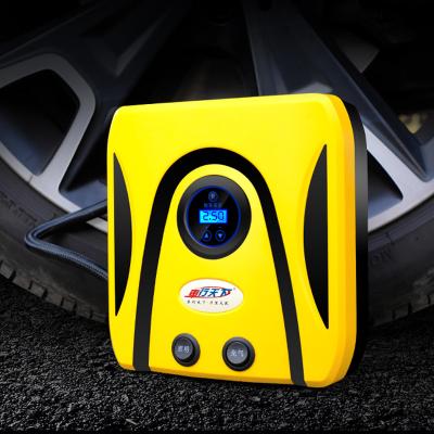 China New Hand Held Tire Air Inflator Pump Car Air Compressor Digital DC 12v for sale