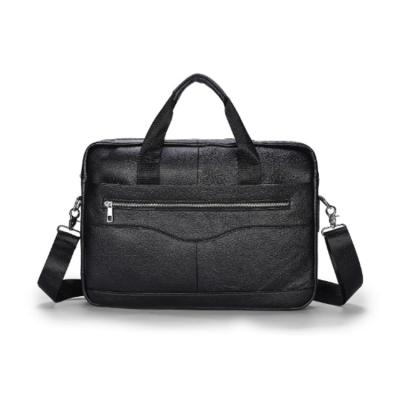 China New arrival vintage men's briefcase superior genuine leather handbag, wholesale large capacity management computer handbag for men for sale