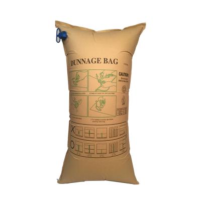 China Cargo Safety Protection Environmental / Recycled Use Mega Flow Container Kraft Paper Air Dunnage Bag Etc. with mega intake valve for sale