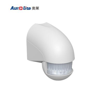 China IP44 Pir Infrared Motion Sensor 180 Degree 12m Distance Wall Mounted For Lights for sale