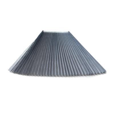 China Eco-friendly And Stronger Insect Screen Pleated Mosquito Screen Mesh Polyester Pleated Screen Fiberglass Pleated Insect Screen for sale