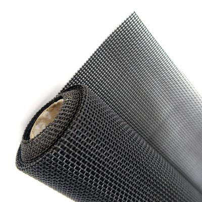 China Modern Gray PVC Coated Anti Scratch Polyester Yarn Pet Screen Window Insect Screen for sale