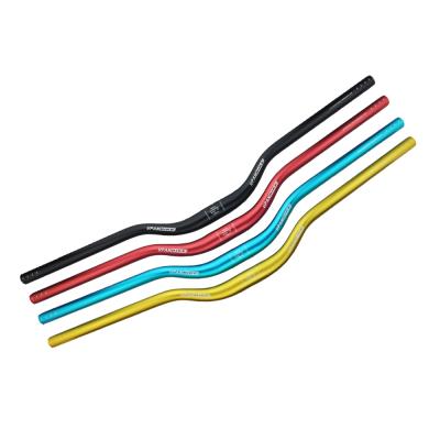 China UPANBIKE Mountain Bikes 31.8mm*720mm Extra Long Riser Bar Mountain Bicycle Handlebar for sale