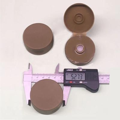 China Non Flip 53mm 38/400 Plastic Bottle Flip Top Lids Flip Top Closures Hinged Flip Top Caps With Silicone Valve for sale