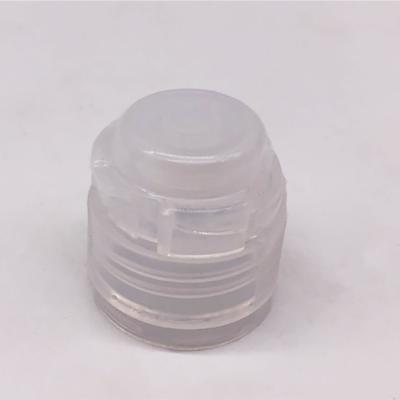 China Non Flip 28/400 28/410 28/415 28mm Flip Top Caps Flip Top Screw Cap Punched Diameter 12.3mm Plastic Cover for sale