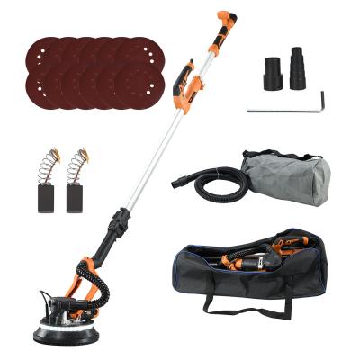 China Wood Furniture Making 110v 225MM Electric Drywall Sander Machine Handle Power Tools With Vacuum Attachment for sale