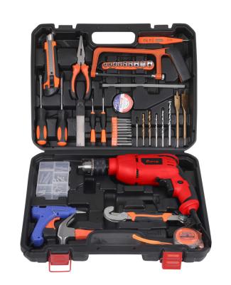 China Multifunctional Electric Drill Tool Kit Repair Tool Kit 710w Electric Home Impact Drill Hardware Kit Tool Kit for sale