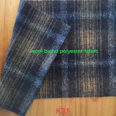 China Blackout K-31, Wool blend acrylic knitting fabric very soft hand feel use for long coat sale by very Friendly people price for sale