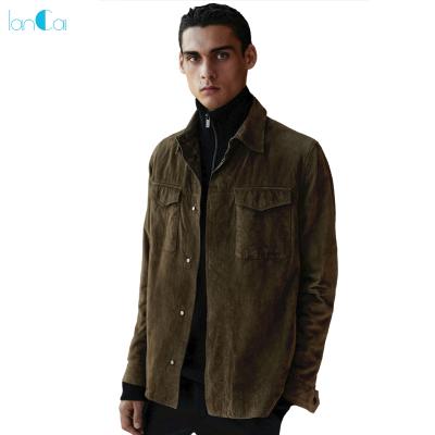 China New Fashion Autumn Breathable Wholesale Buttoned Winter Custom Casual Men's Oversized Shirt Coat Jackets for sale