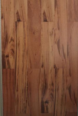 China natural lacquered Prefinished Tigerwood Engineered wood flooring for sale