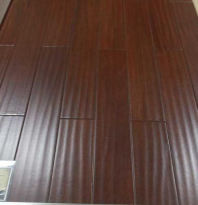 China Cumaru hardwood flooring, brazilian teak solid wooden floors, handscraped surface for sale