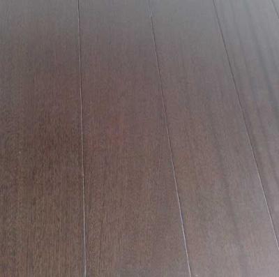 China ipe stained Sapele Engineered Hardwood Flooring, smooth finishing for sale