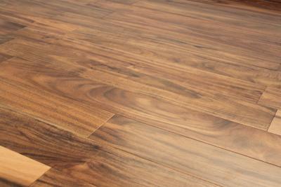 China Handscraped Small(short) Leaf Acacia Multi-layers engineered wood flooring for sale