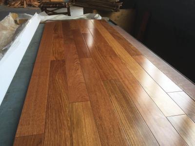 China prefinished Exotic Brazilian Cherry/Jatoba Solid hardwood flooring for sale