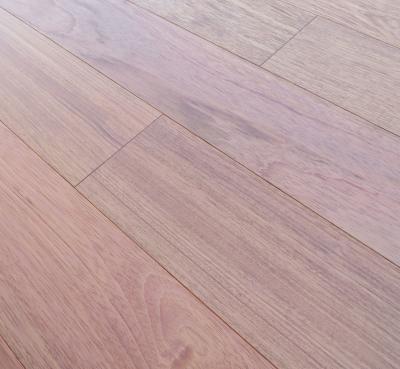 China Brushed Brazilian Cherry Engineered Wood Flooring, Jatoba Hardwood Flooring for sale