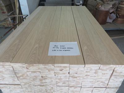 China unfinished Oak Veneered Door Liner, 3 faces veneered & Finger Joint Fir Core for sale