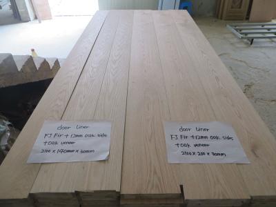 China unfinished Oak Veneered Door Liner, 12mm oak lips and Finger Joint Fir Core for sale