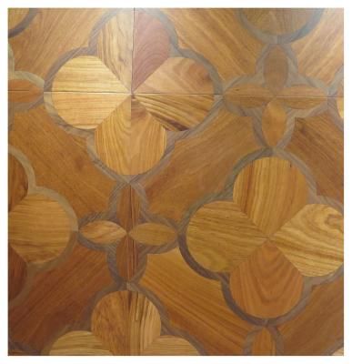 China Beautiful flower pattern tiles wood flooring, different designs for sale