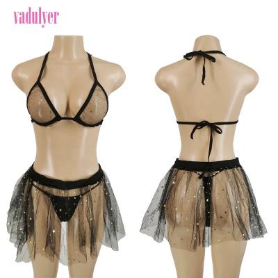 China Vadulyer Exotic Dancewear sets Diamond Stripper Outfit Stripper 0utfits lingerie for sale