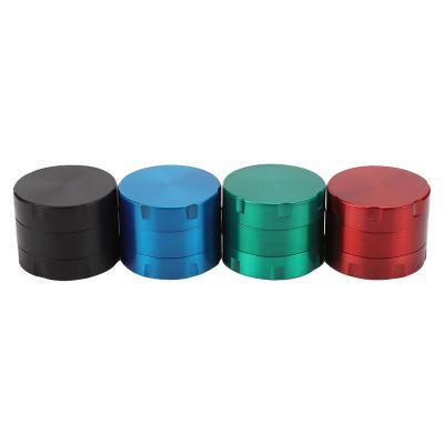 China Grinding Tobacco Spice grinder machine In stock Custom Logo metal zinc 75 mm 3