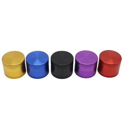 China Grinding Tobacco Spice Factory sale 40mm 50mm 55mm 63mm 75mm 100mm 4 Layers Metal Grinder Custom Spice Crusher Aluminum Herb Smoking Grinder for sale