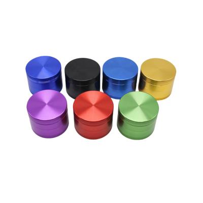 China Grinding Tobacco Spice 50mm 55mm 63mm 75mm 100mm high quality Aluminium alloy colorful 4 part Grinder herb metal tobacco industrial spice grinder for sale