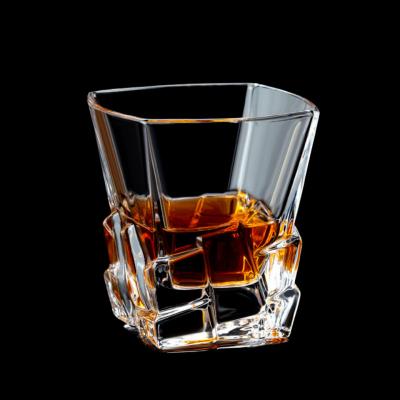 China Whiskey glasses Hot Sale Customized Lead-Free Crystal Glass Whisky wine glass Whiskey cup shot liquor glass bottle for sale