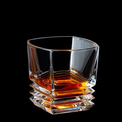 China Whiskey glasses Low Price Square wine glass bottle Whisky Rocks Glasses For wine Whiskey Glass And Rocks Glasses for sale