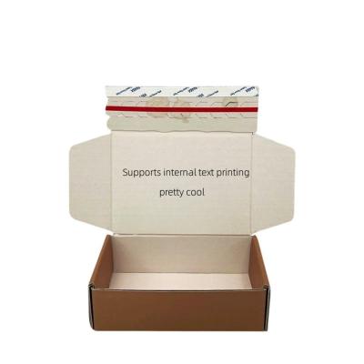 China Recycled Materials Support customization shipping mailer box Makeup gift boxes for packing cheap mailer box custom for sale