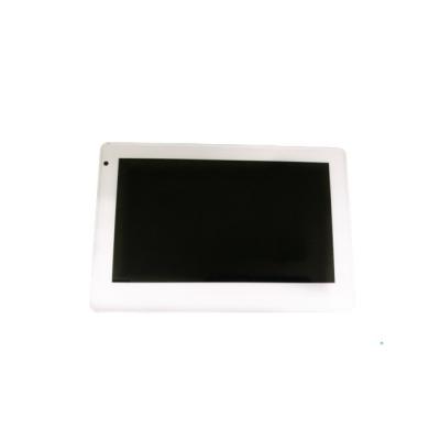 China Meeting Room Digital Signage 7 inch Glass Wall Mount Android POE Touch Screen with LED Light Bar for sale