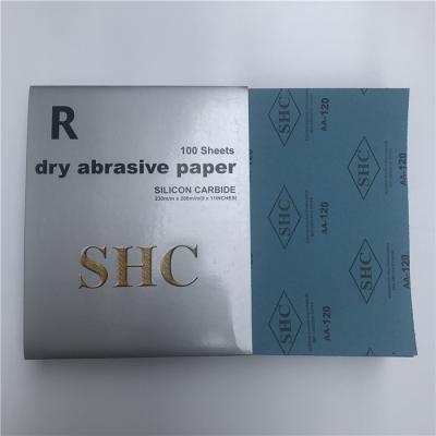 China Application: China Factory Direct Sale SHC Brand Wood Sandpaper Wood Sandpaper White Sand Grinding Paper for sale