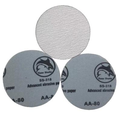 China 5 Inch Alumina Sandpaper High Quality Dry Disc Sandpaper Polishing Sandpaper for sale