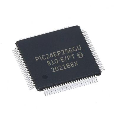 China Contact Customer Service PIC24EP256GU810-E/PT 16 Bit Microcontrollers - MCU Low Price 100P 256KB 28KB RAM 60 MHz USB TQFP-100 PIC24EP256GU810T-E/PT for sale