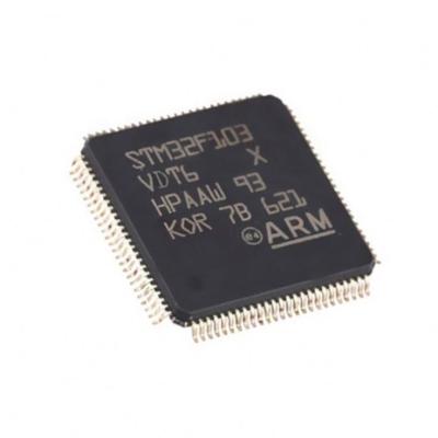 China New 100% Original Discount Price In Stock Brand New Original STM32F103VDT6 LQFP-100 IC Chip for sale