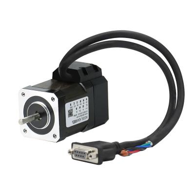 China 42AM06ED 2.0A 0.6N.M 42*42*67mm 2 Phase Closed Loop Nema17 Stepper Servo Motor with Squqre Encoder for sale