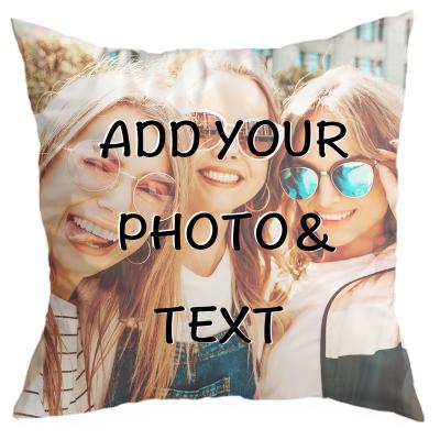 China Anti-Static Custom Canvas Polyester Pillowcase Pillow Throw Covers Pillow Case Cushion Cover Wholesale Drop Shipping for sale