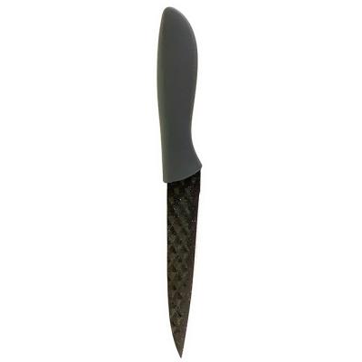 China Dwarfsmith Viable 5 Inch High Quality Non-Sticker 3cr15 Stainless Steel ABS Coating Diamond Utility Pattern Knife Handle for sale