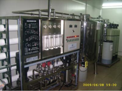 China Electroplating Double Pass RO Water Filter Plant , 10 T/H RO Water Treatment Plant for sale